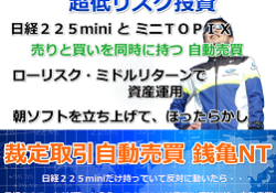 裁定取引自動売買 銭亀NT